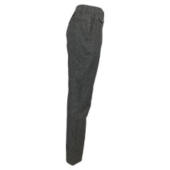 Louis Vuitton Straight0Leg Trousers in Grey Cotton