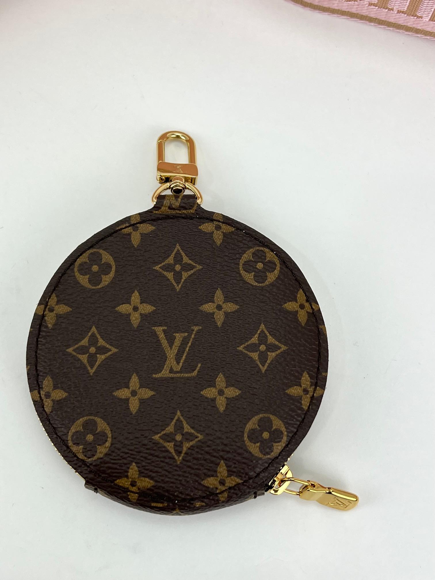 Louis Vuitton Strap & Monogram Coin Purse Bandouliere Jacquard Strap Only 3