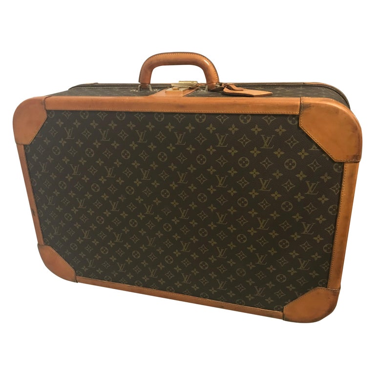 Louis Vuitton Stratos 70 Vintage Suitcase in monogram canvas For Sale at  1stDibs