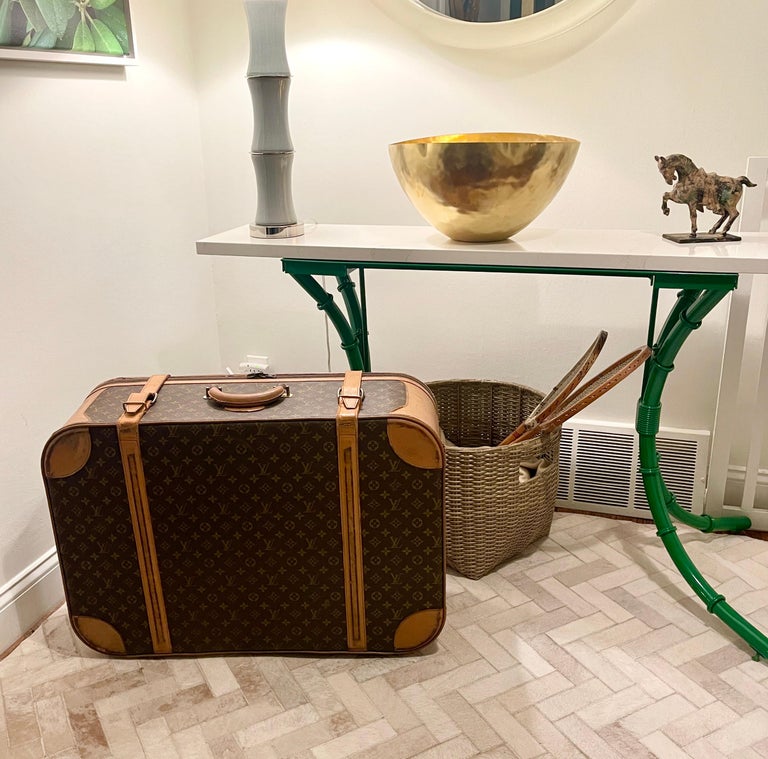 Louis Vuitton Stratos Extra Large Trunk Travel Suitcase Monogram