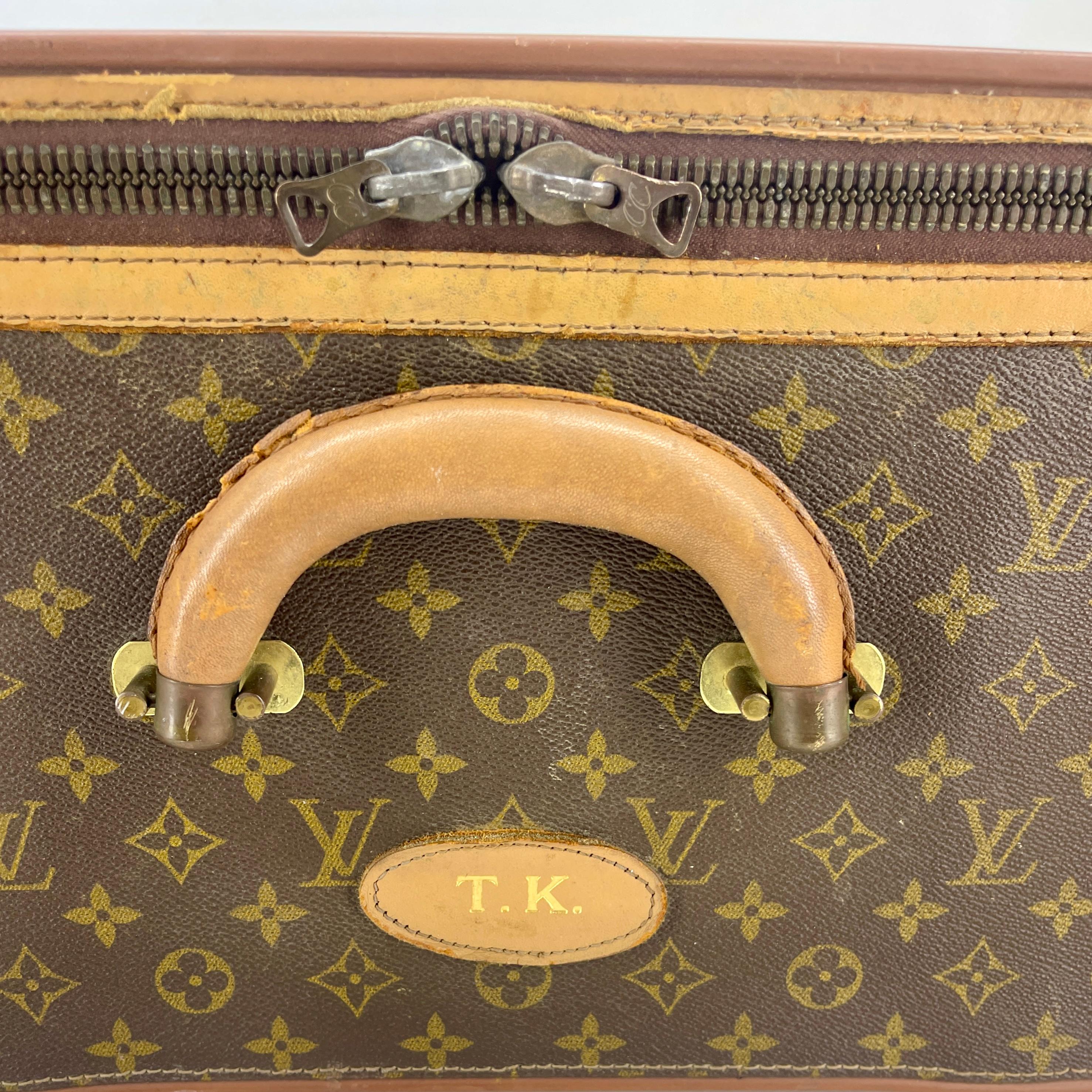 20th Century Louis Vuitton Stratos Extra Large Trunk Travel Suitcase Monogram