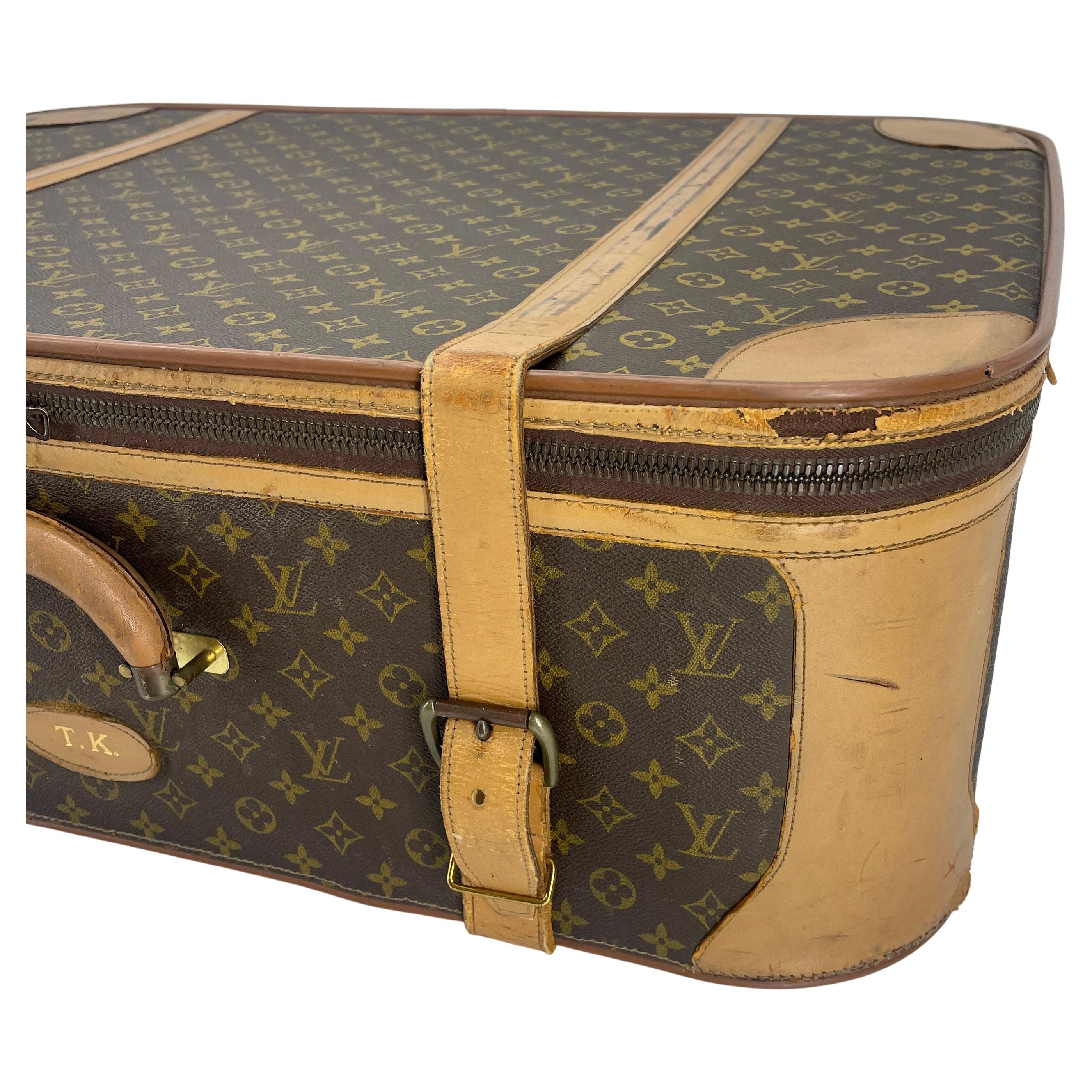 Louis Vuitton Stratos Extra Large Trunk Travel Suitcase Monogram 1