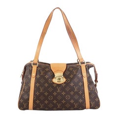 Louis Vuitton Stresa-Handtasche mit Monogramm aus Segeltuch PM