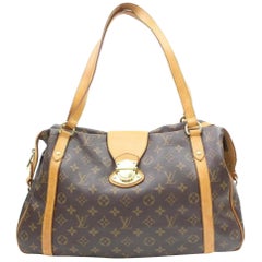 Louis Vuitton Stresa Monogram Gm 870174 Brown Coated Canvas Shoulder Bag