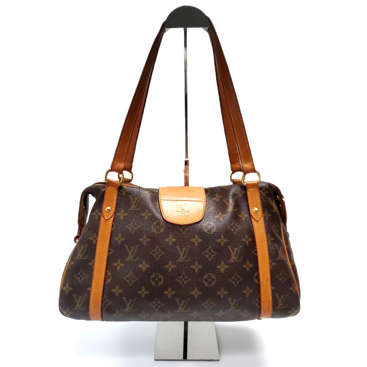 Black Louis Vuitton Stresa PM Brown Monogram Hand Bag For Sale