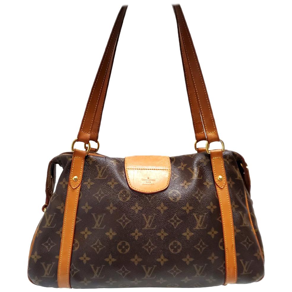 Louis Vuitton Stresa PM Brown Monogram Hand Bag For Sale