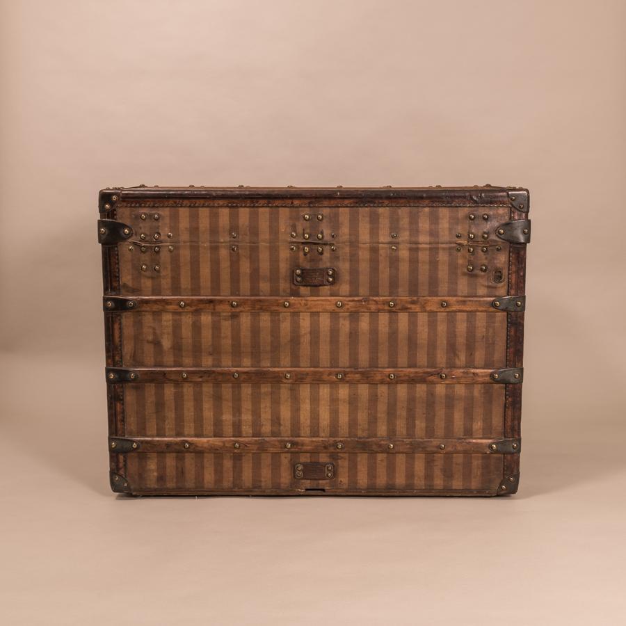 Late 19th Century Louis Vuitton Striped Trunk, circa 1890