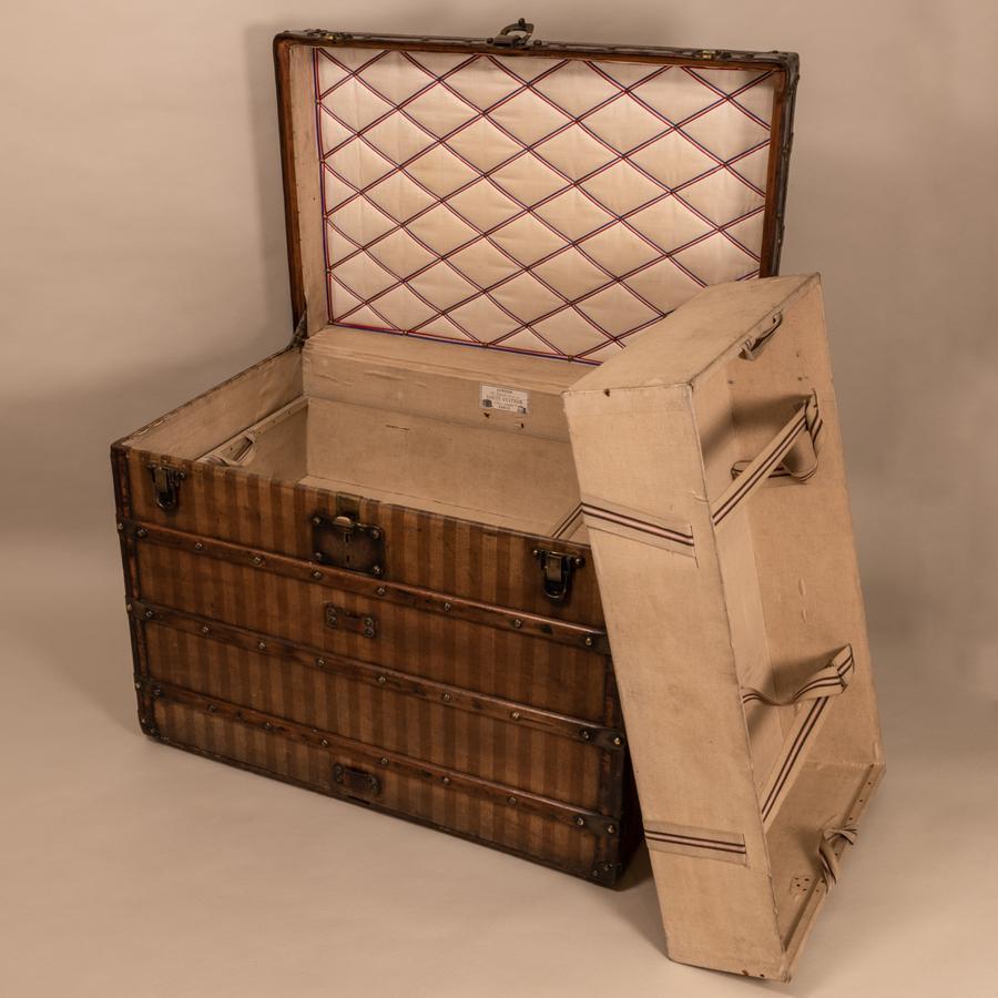 Louis Vuitton Striped Trunk, circa 1890 2