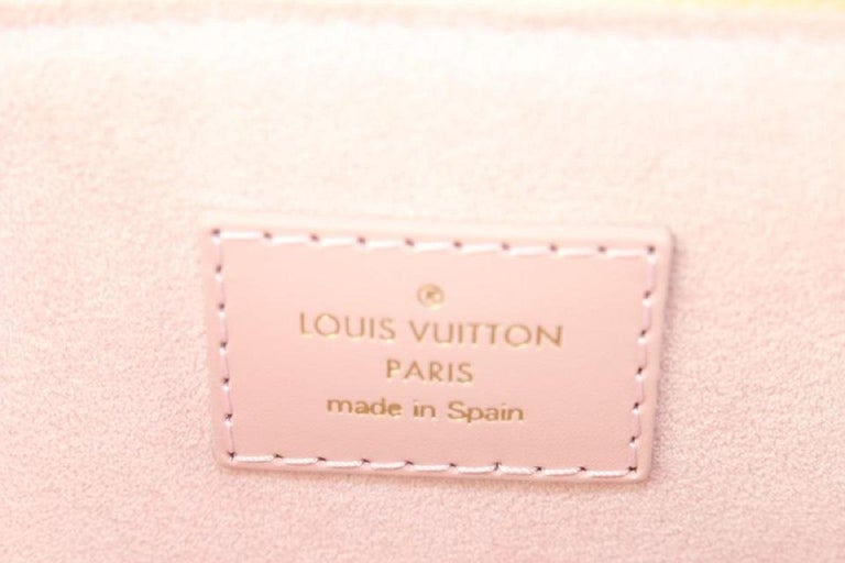 Louis Vuitton Studded Damier Azur Ballerine City Pouch Toiletry Wristlet Bag