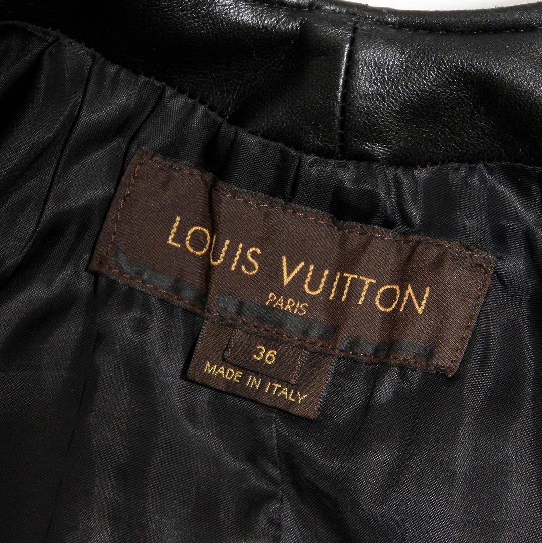 lv leather jacket