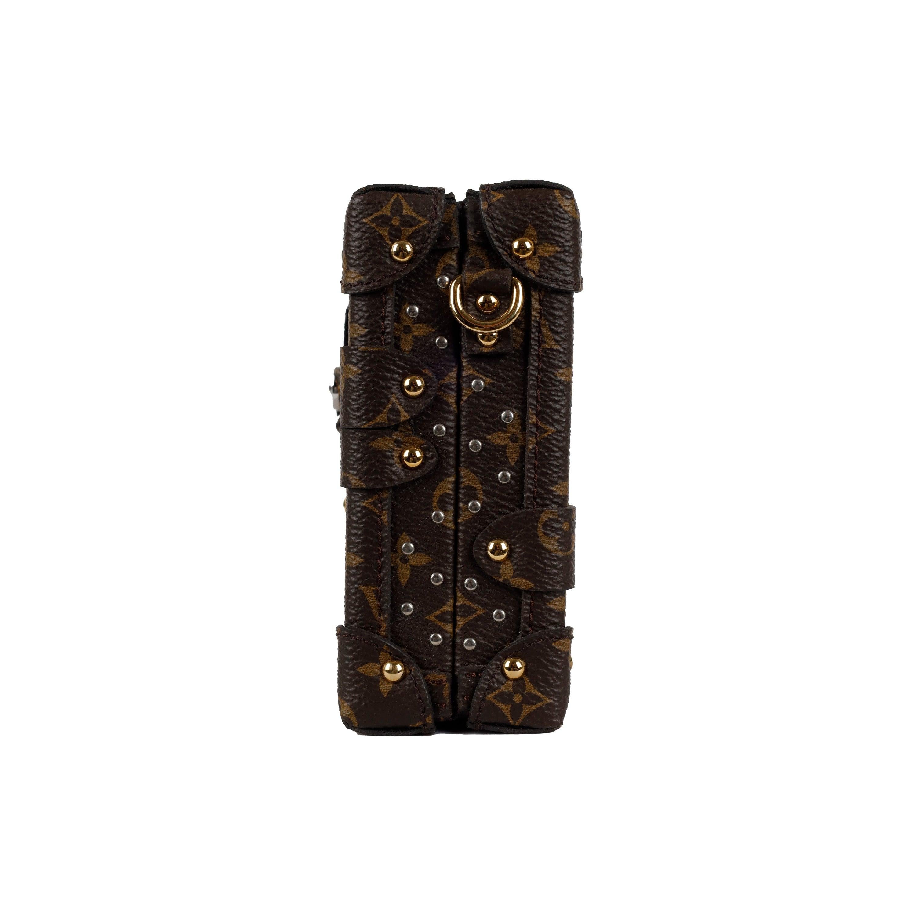 Louis Vuitton Studded Monogram Canvas Petite Malle Bag - '10s In Excellent Condition In Milano, IT