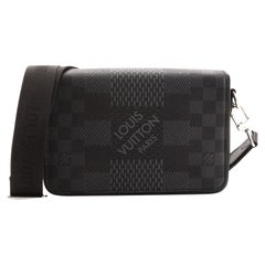 Louis Vuitton Studio Messenger Bag Limited Edition Damier Graphite 3D