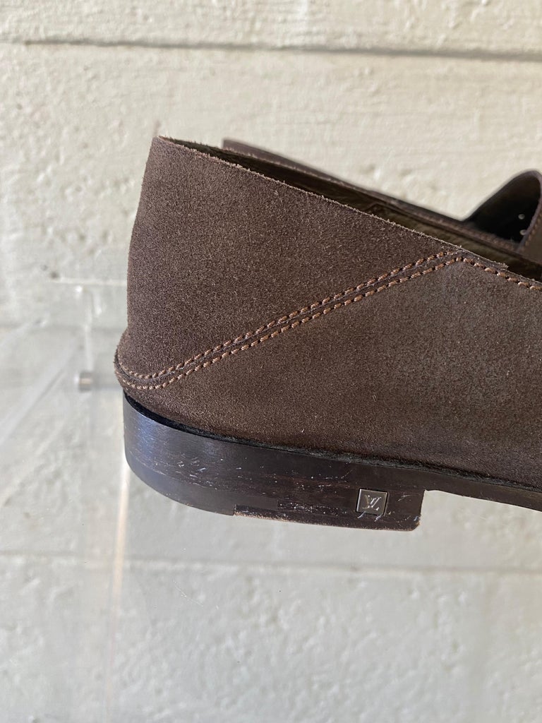 Louis Vuitton Suede Perforated Shoes For Sale at 1stDibs  display picture 2