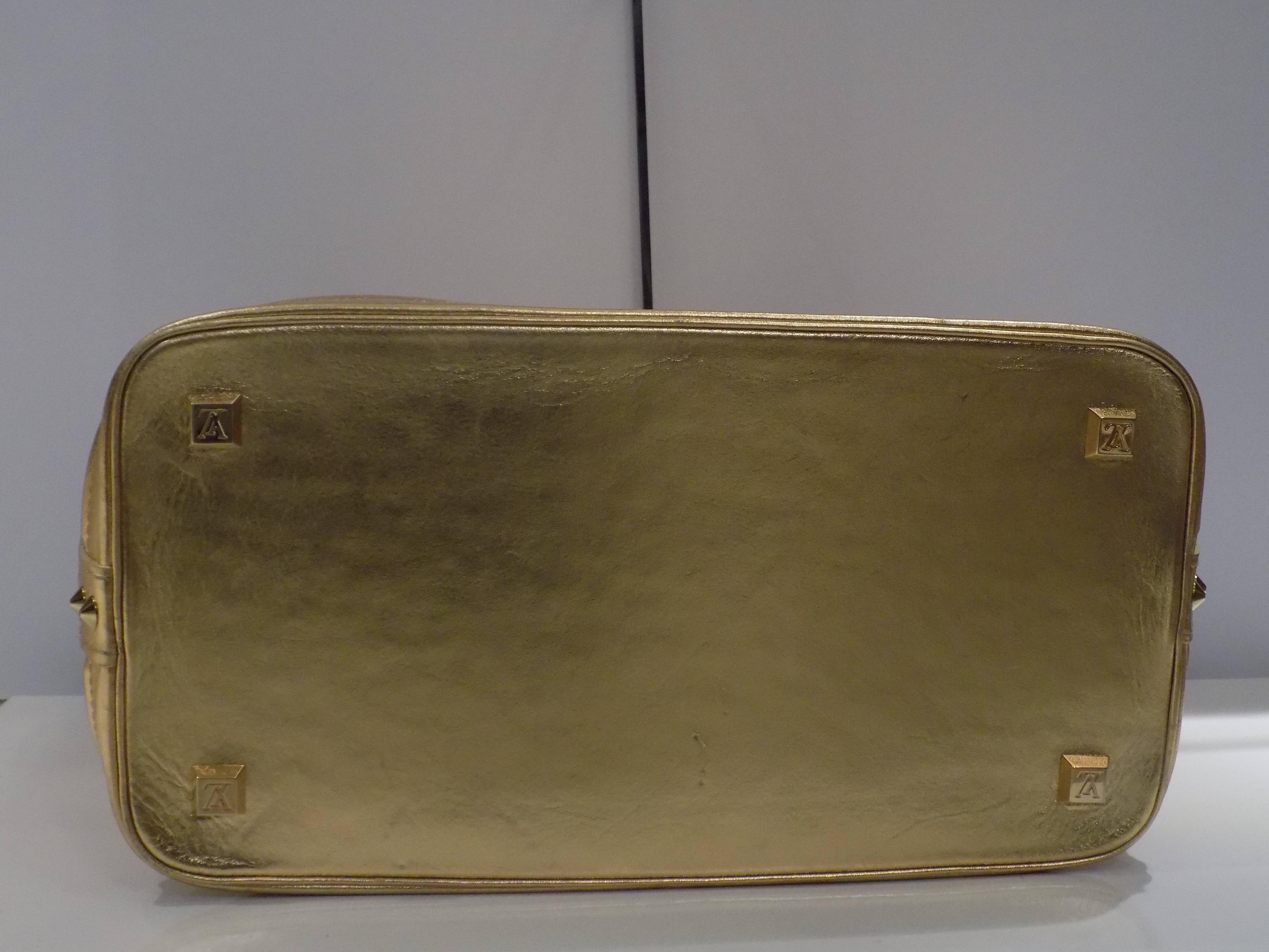 Women's Louis Vuitton Suhali Gold Bag 