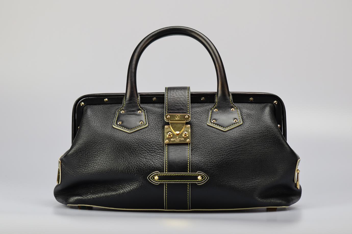 Louis Vuitton Suhali L'ingenieux Pm Leather Tote Bag. Black. Open Top. Comes with - dustbag. Condition: Used. Fair condition - Some marks and scuff marks to base. Some scuff marks and wear to exterior material. Scratching to hardware. Cracking to