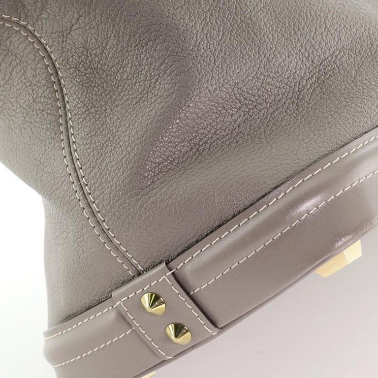 Louis Vuitton Suhali Lockit Handbag Leather MM For Sale at 1stdibs