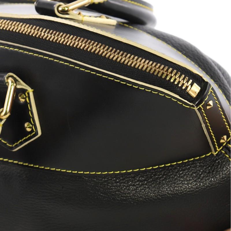  Louis Vuitton Suhali Lockit Handbag Leather MM 4