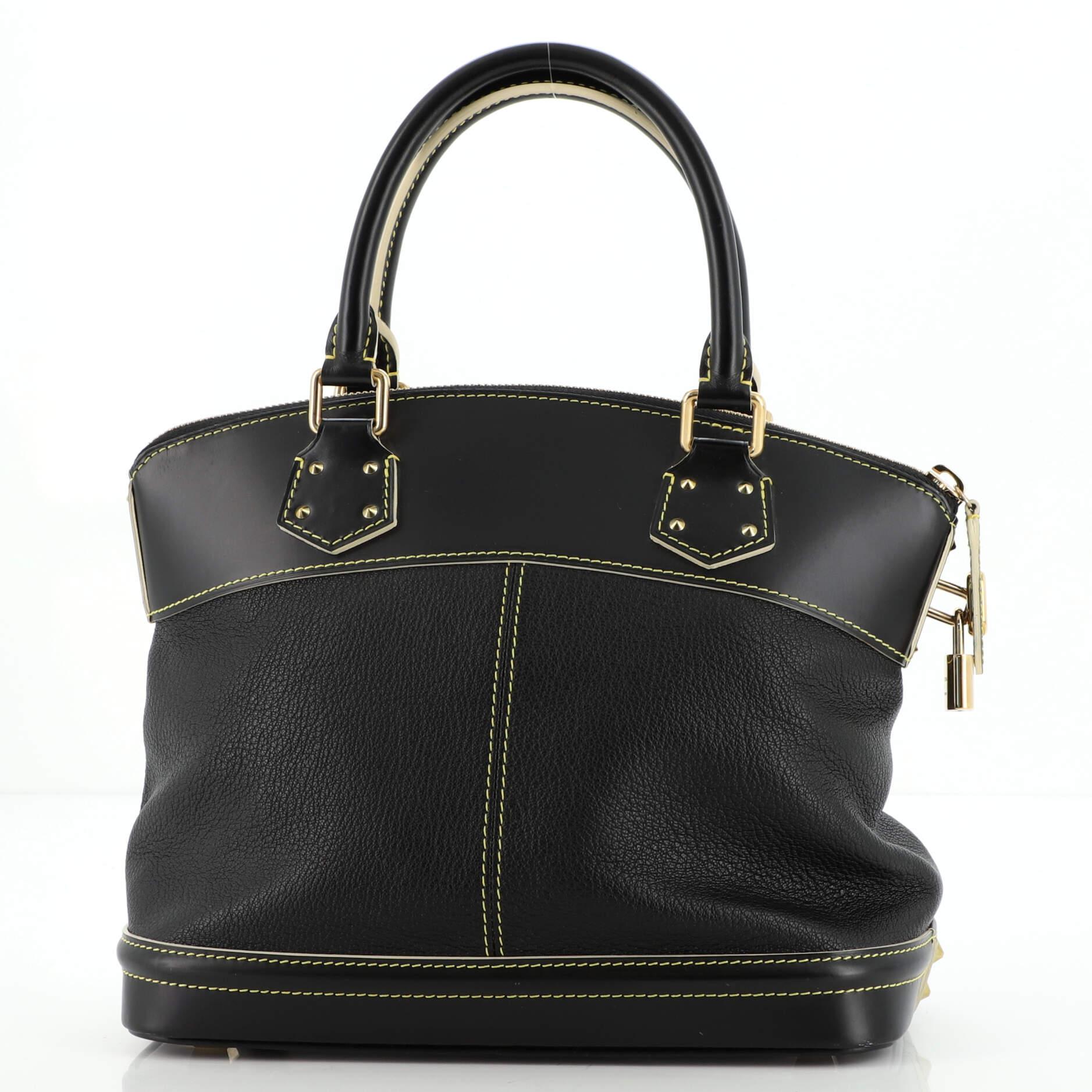 Louis Vuitton Suhali Lockit Handbag Leather PM In Good Condition In NY, NY