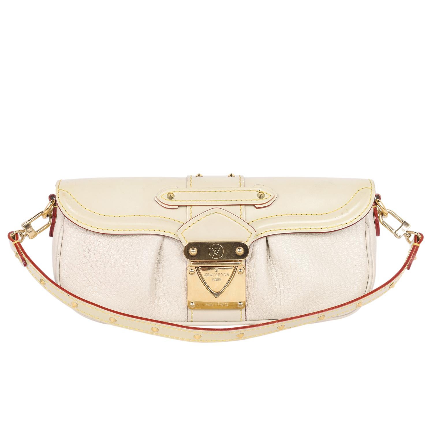 Louis Vuitton Suhali Shoulder Bag Beige 6