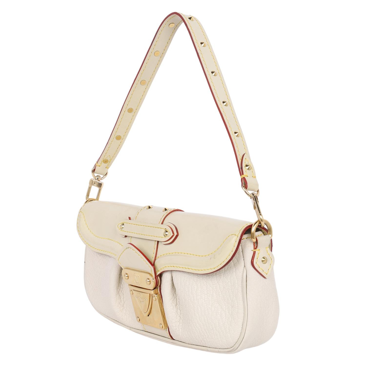 Louis Vuitton Suhali Shoulder Bag Beige 2