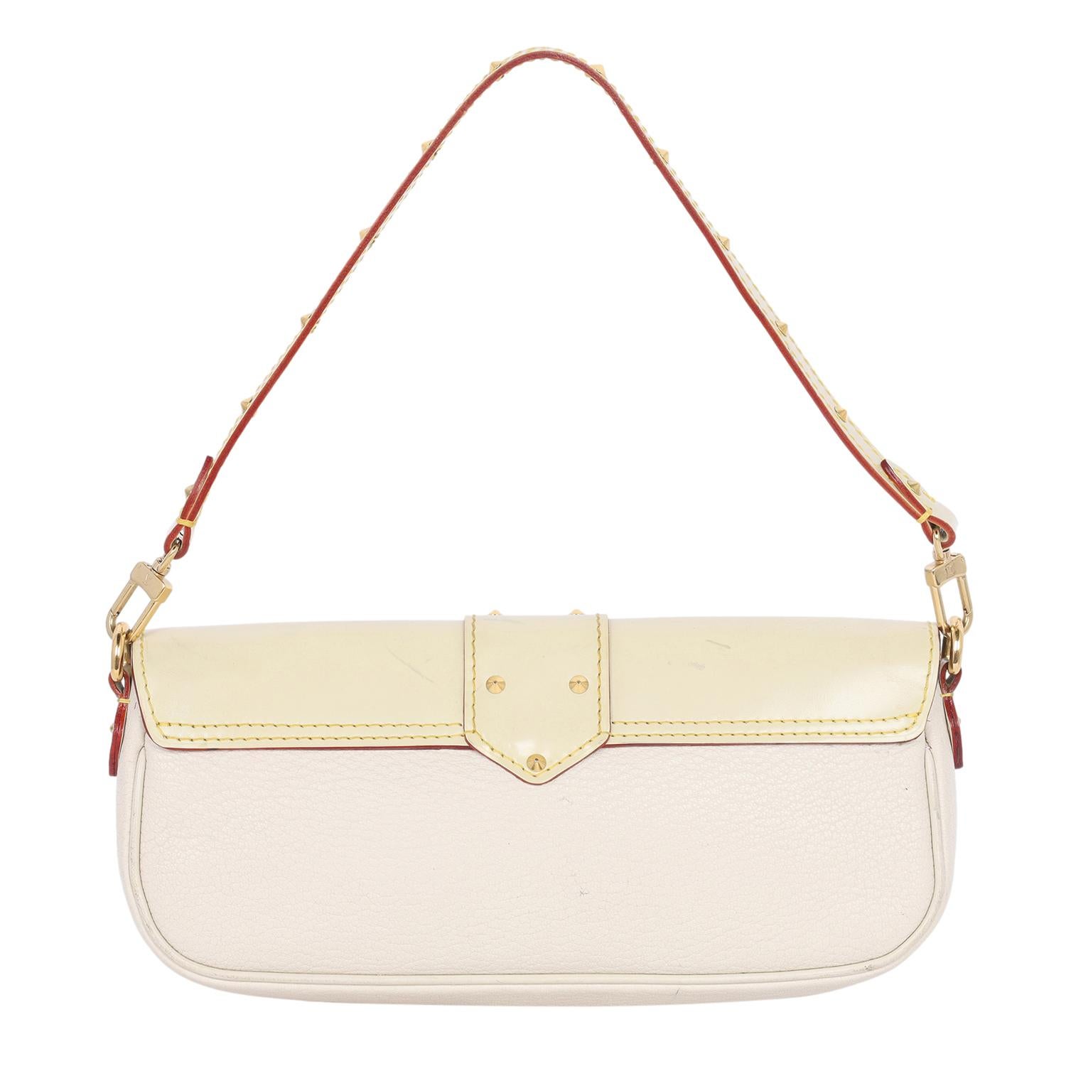Louis Vuitton Suhali Shoulder Bag Beige 3