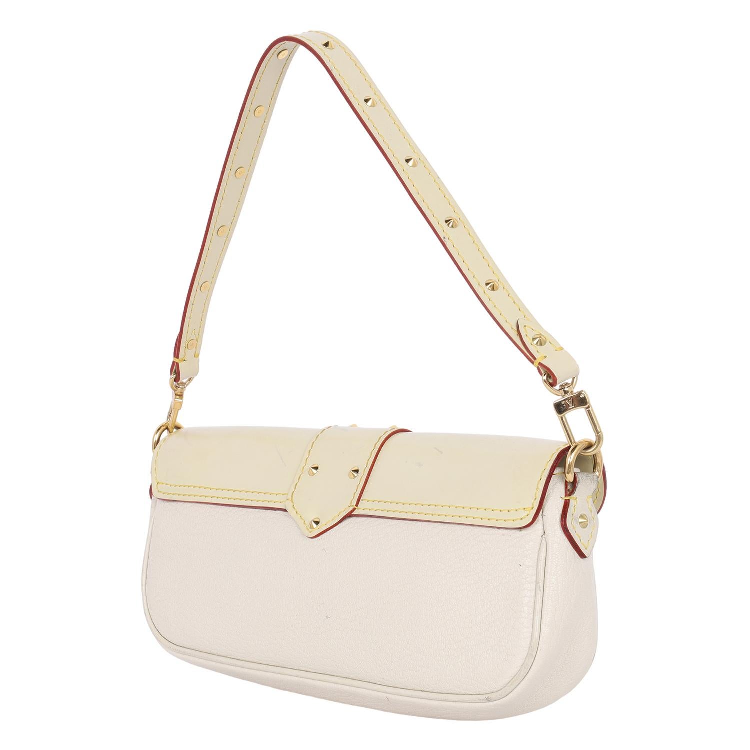 Louis Vuitton Suhali Shoulder Bag Beige 5