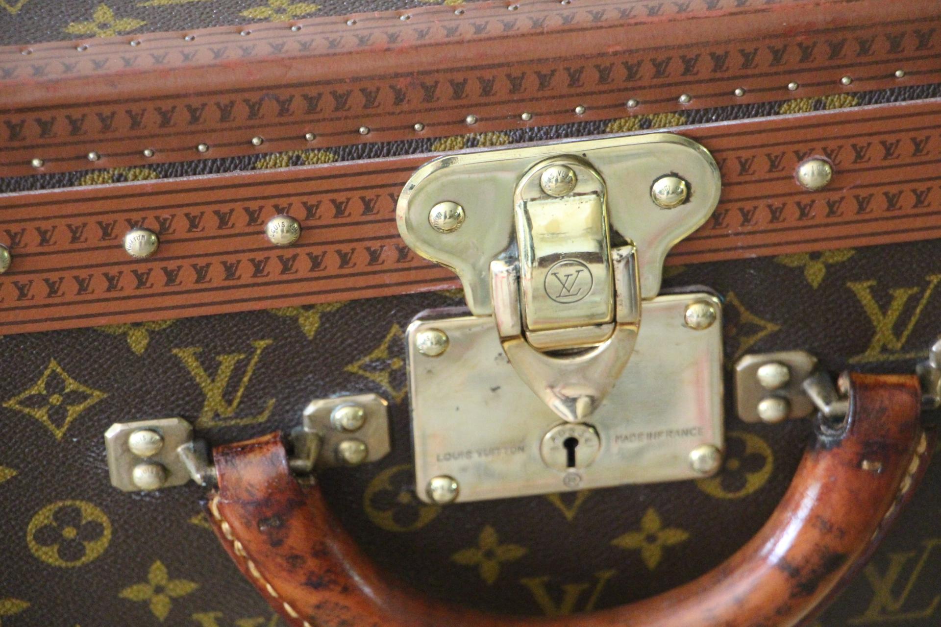 French Louis Vuitton Suitcase, Alzer 60 Louis Vuitton Suitcase, Vuitton Rigid Suitcase
