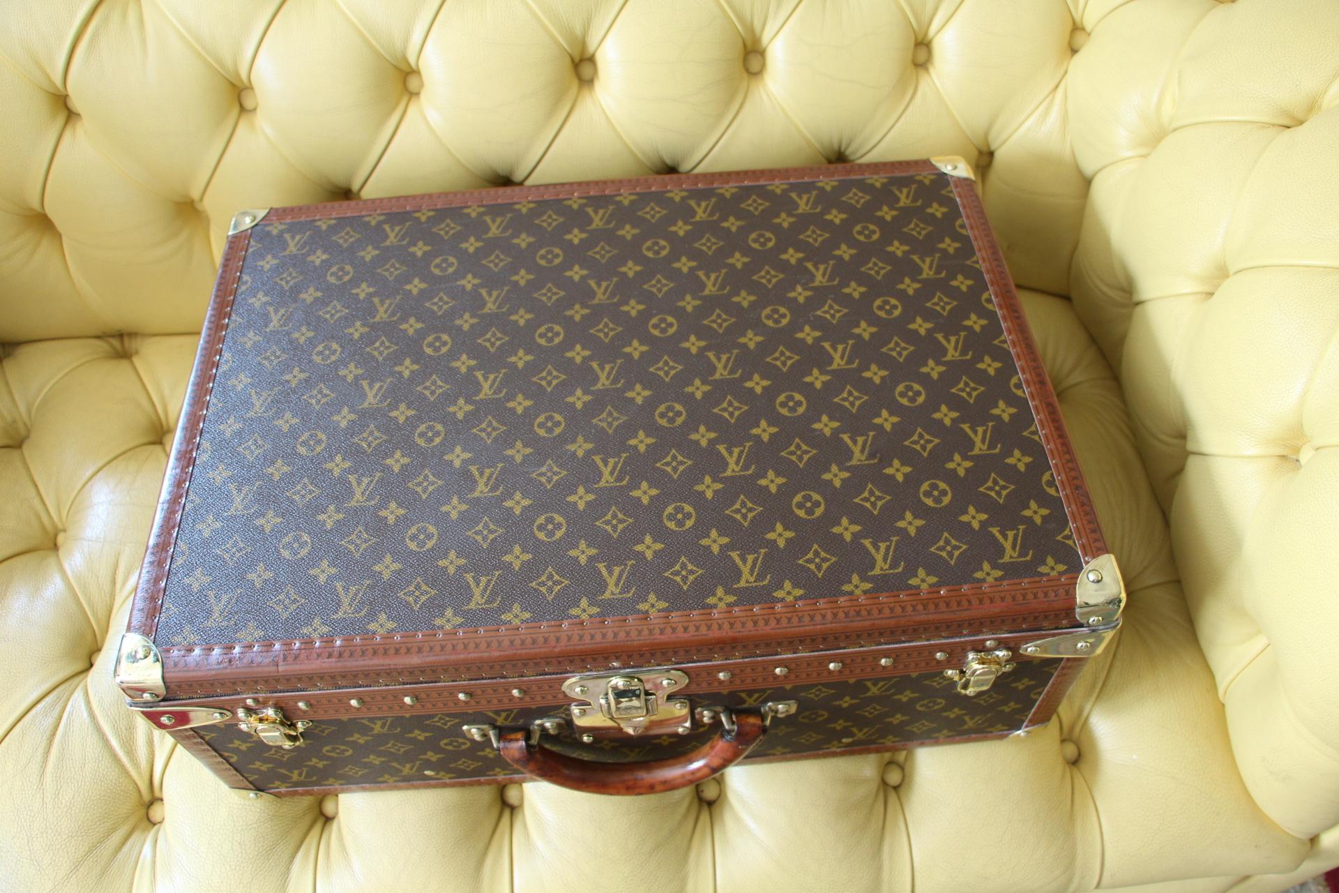 Brass Louis Vuitton Suitcase, Alzer 60 Louis Vuitton Suitcase, Vuitton Rigid Suitcase