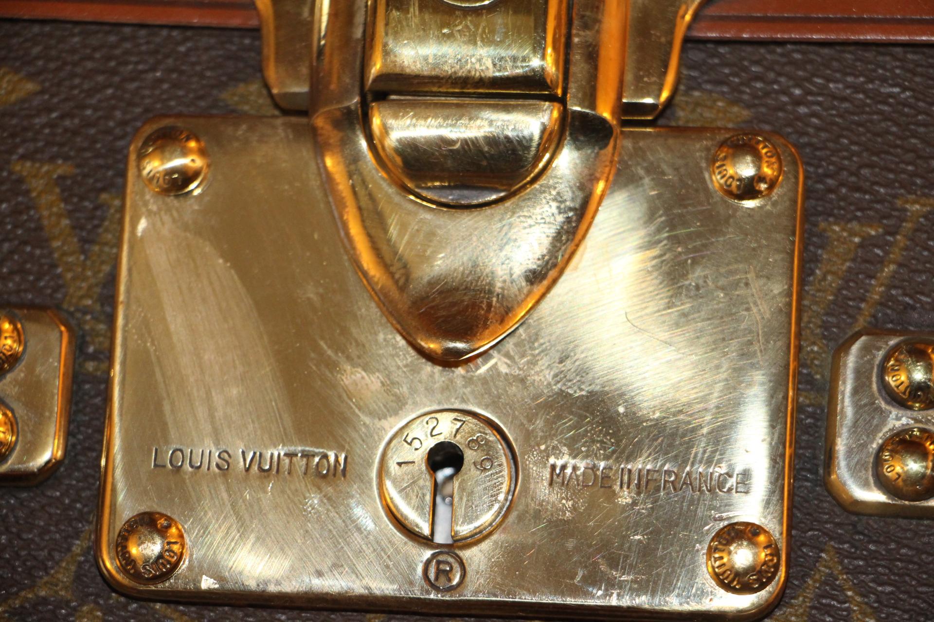 Brown  Louis Vuitton Suitcase, Alzer 65 Louis Vuitton Suitcase, Large Vuitton Suitcase