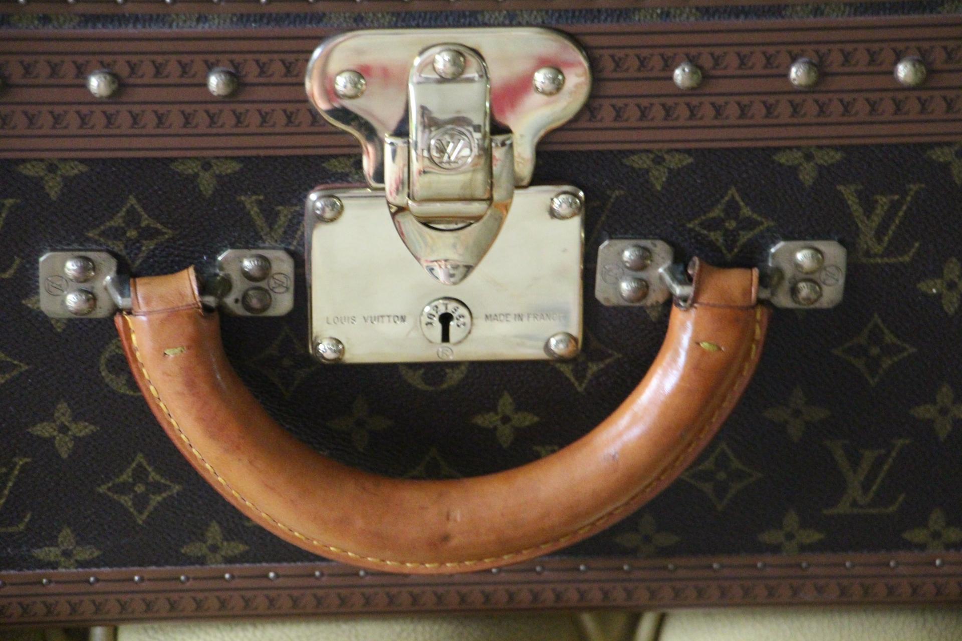 French Louis Vuitton Suitcase, Alzer 70 Louis Vuitton Suitcase, Vuitton Rigid Suitcase