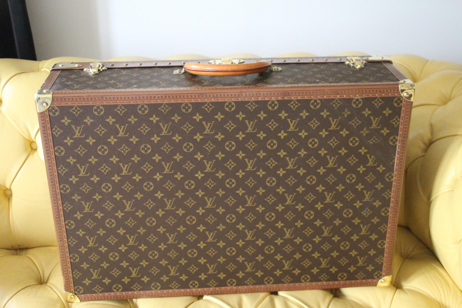 Brass Louis Vuitton Suitcase, Alzer 70 Louis Vuitton Suitcase, Vuitton Rigid Suitcase