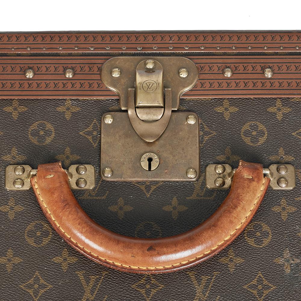 Valise Louis Vuitton Alzer 80 avec monogramme en vente 3