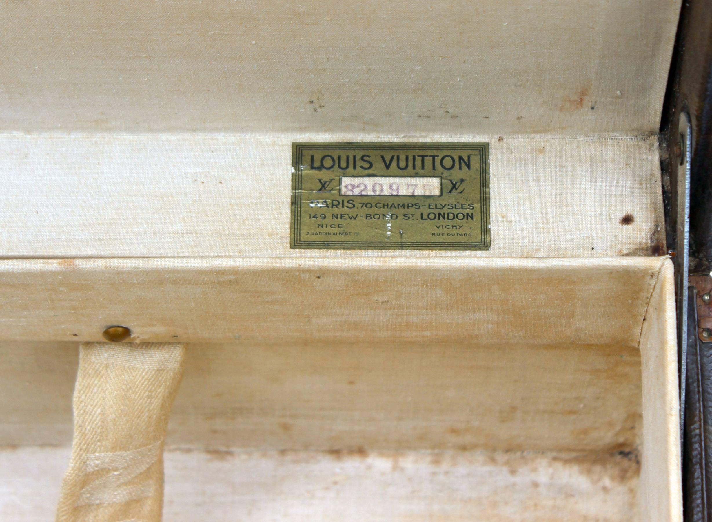 Louis Vuitton Suitcase, circa 1960s For Sale 5