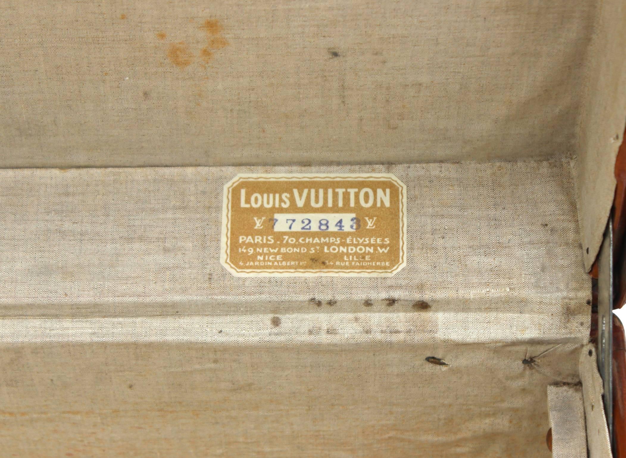 Louis Vuitton Suitcase, circa 1960s For Sale 1