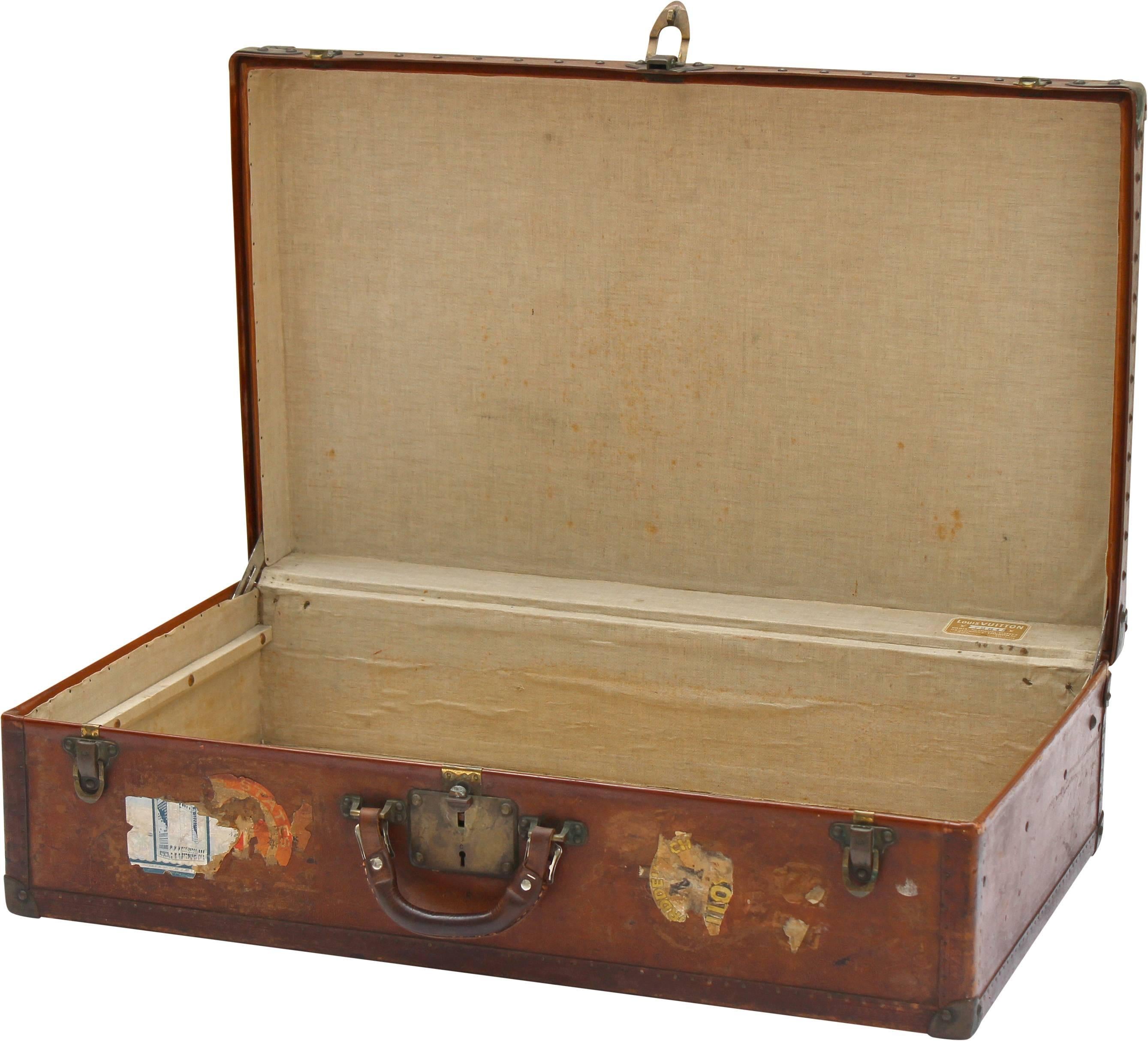 Louis Vuitton Suitcase, circa 1960s For Sale 2