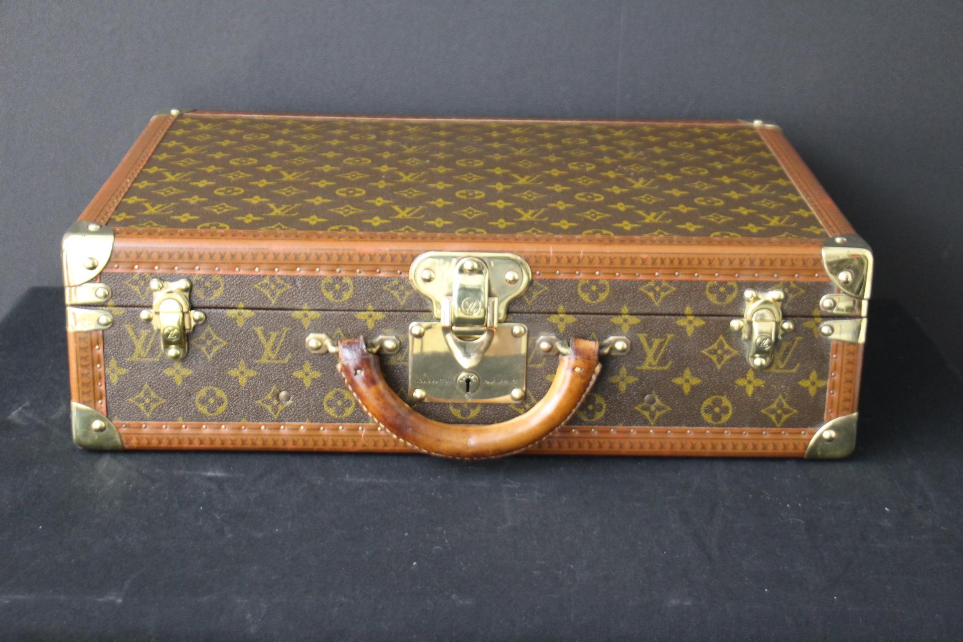 Brown Louis Vuitton Suitcase, Cotteville 50 Louis Vuitton Suitcase For Sale