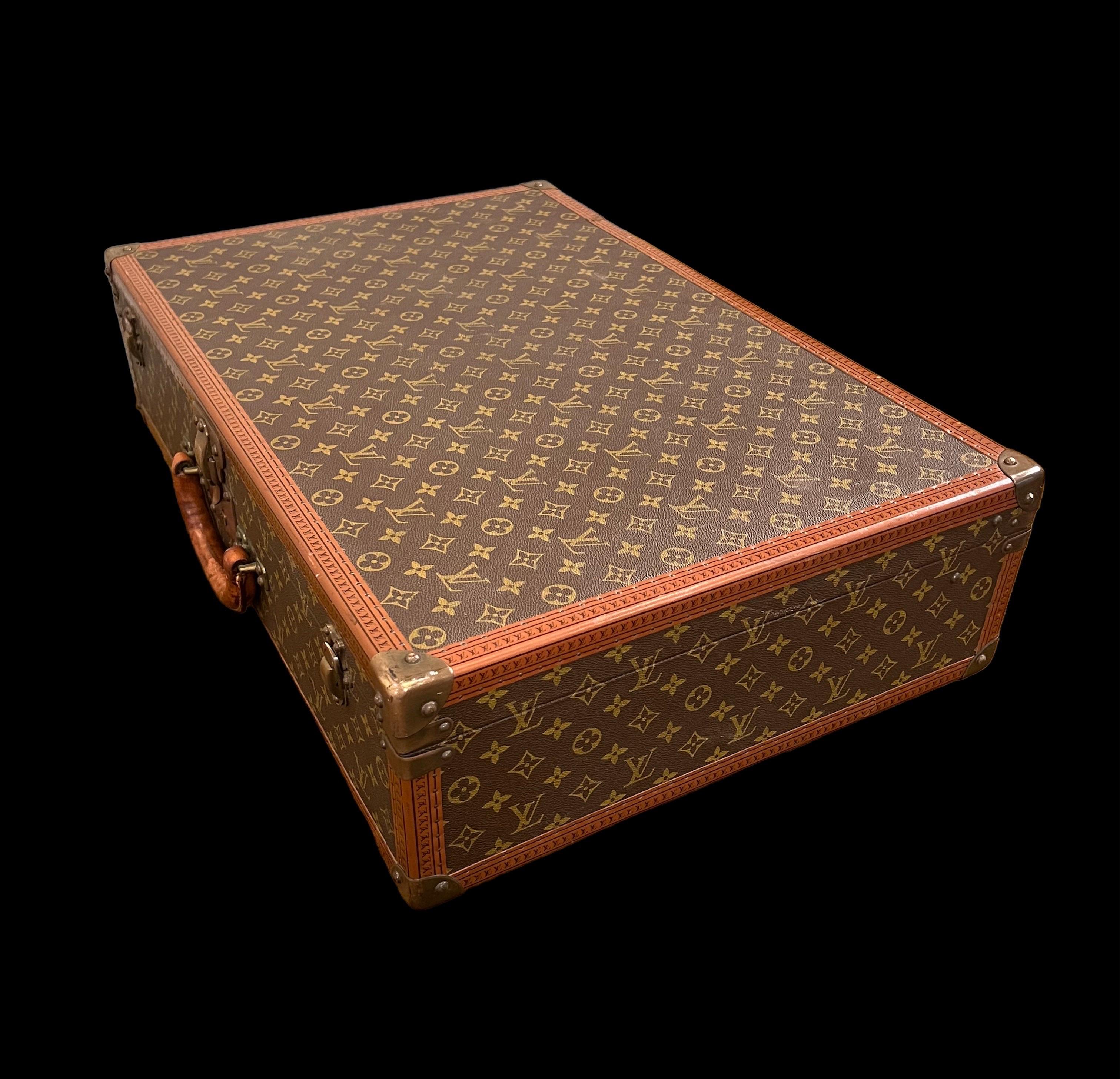 Luis Vuitton suitcase.