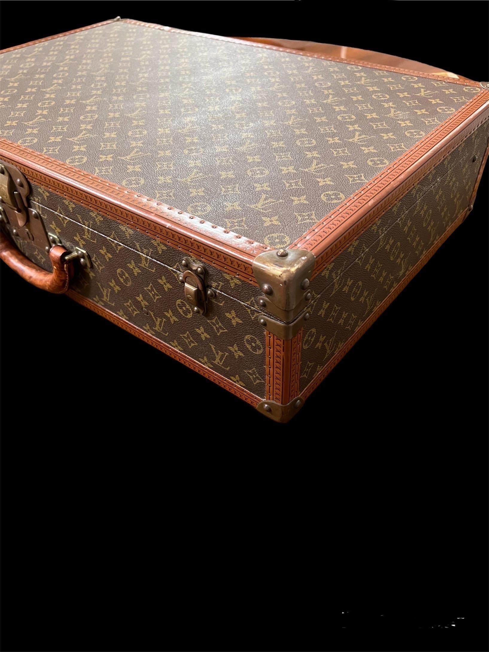 Leather Louis Vuitton Suitcase For Sale