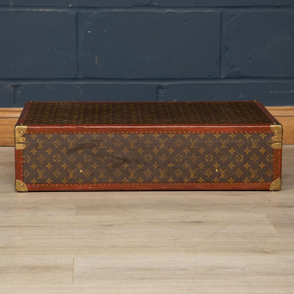 French Louis Vuitton Suitcase In Monogram Canvas, Paris, c.1970