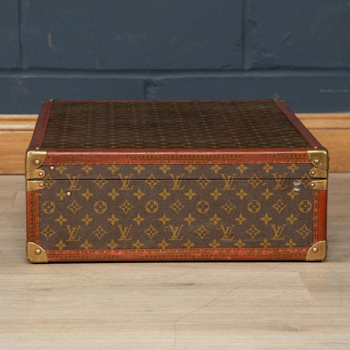 Louis Vuitton Suitcase In Monogram Canvas, Paris, c.1970 In Good Condition In Royal Tunbridge Wells, Kent