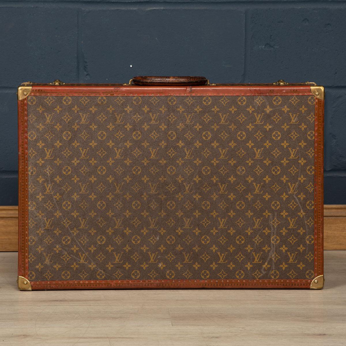 20th Century Louis Vuitton Suitcase In Monogram Canvas, Paris, c.1970