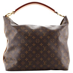 Louis Vuitton Louis Vuitton Sully Handtasche Monogramm Segeltuch MM