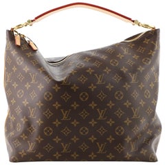 Louis Vuitton Louis Vuitton Sully Handtasche Monogramm Segeltuch MM