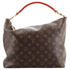 Excellent Authentic Louis Vuitton Monogram Sully PM Tote Purse Hobo Bag  CLEAN! 