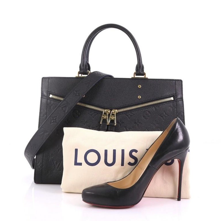 Louis Vuitton Sully Tote Monogram Empreinte Leather MM at 1stDibs