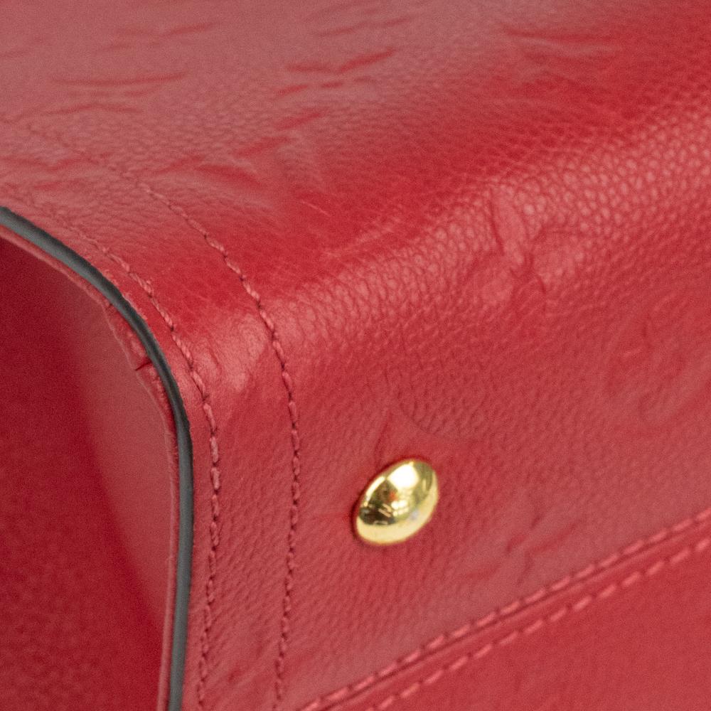 Louis Vuitton, Sully in red leather 5