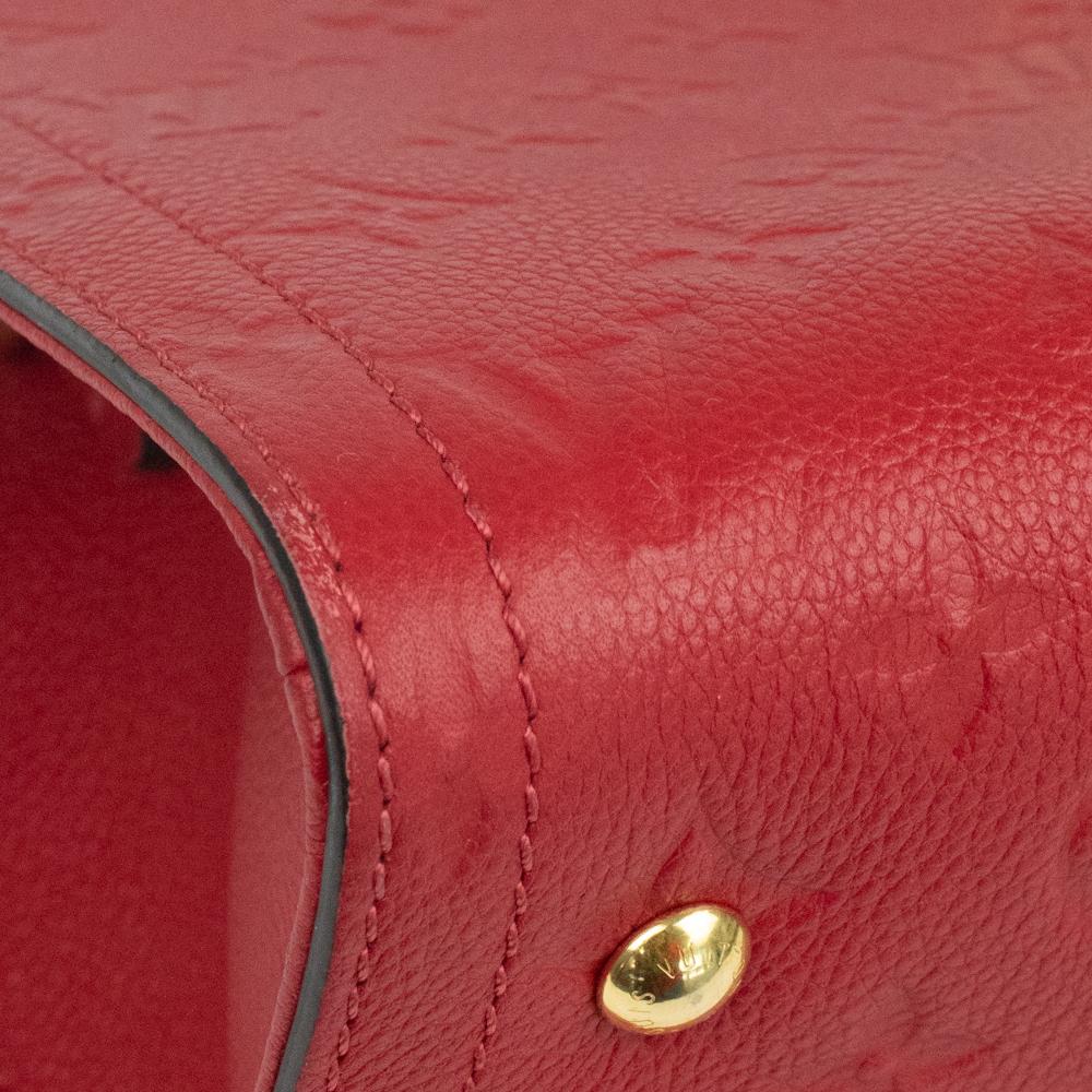 Louis Vuitton, Sully in red leather 3