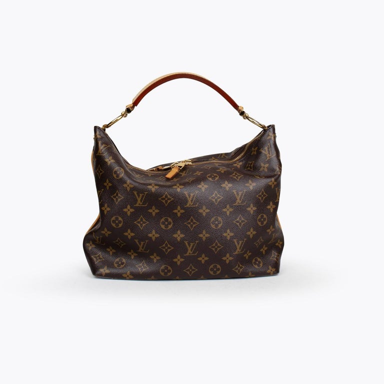 Sully fabric handbag Louis Vuitton Brown in Cloth - 35332005