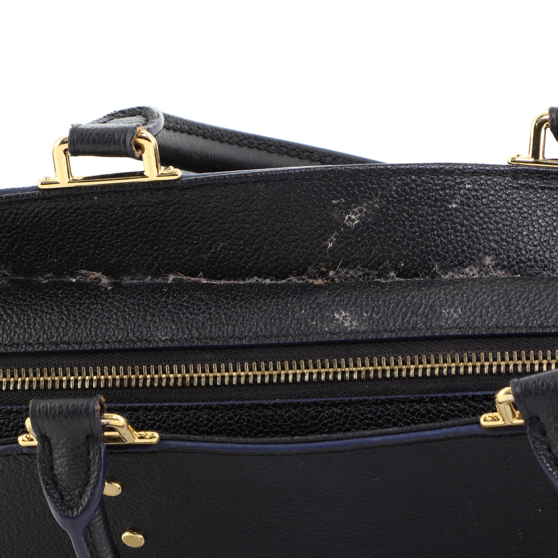 Women's or Men's Louis Vuitton Sully Tote Monogram Empreinte Leather MM