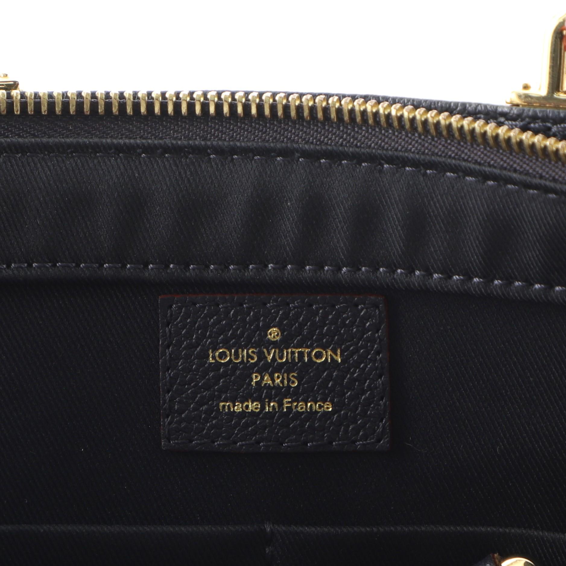 Black Louis Vuitton Sully Tote Monogram Empreinte Leather PM